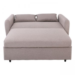 MOTTO Καναπές - Κρεβάτι Σαλονιού - Καθιστικού, Ύφασμα Cappuccino 140x86x86cm