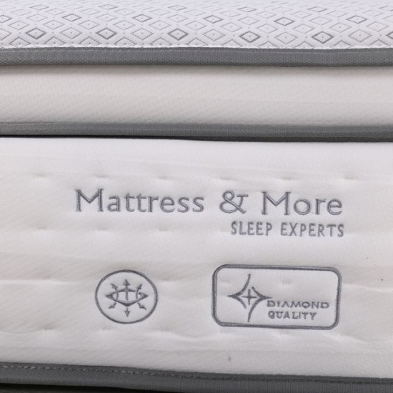 ΣΤΡΩΜΑ Pocket Spring 5-Zone Gel Memory Foam + Latex, Μονής Όψης (2) 160x200x(34/32)cm