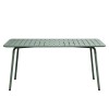 BRIO Slat Τραπέζι Κήπου - Βεράντας, Μέταλλο Βαφή Sandy Green 5635C 160x90x73cm