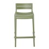 SERENA Σκαμπό Bar PP - UV Πράσινο, Ύψος Καθίσματος 50x50x65/90cm