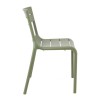 SERENA Καρέκλα Στοιβαζόμενη PP - UV Πράσινο 51x56x82cm