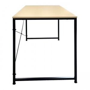 ΓΡΑΦΕΙΟ Η/Υ Μέταλλο Βαφή Μαύρο, Melamine Beech 120x60x74cm