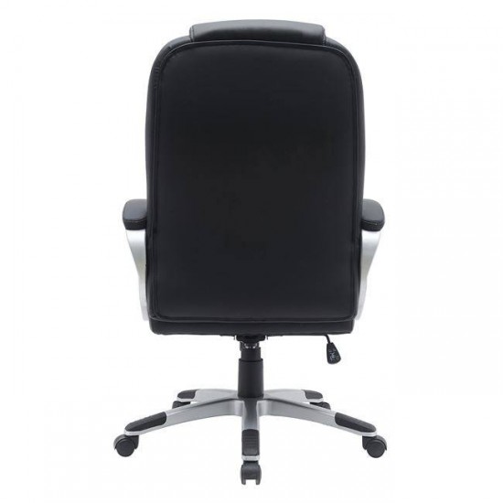 BF6950W Πολυθρόνα Γραφείου Διευθυντή, Pu Μαύρο 65x70x110/120cm