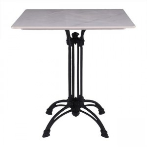 Επιφάνεια Μάρμαρο Sintered Stone, Απόχρωση White Marble (MDF για στήριξη βάσης) 70x70cm/11mm