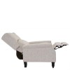 SIMPLE Relax Πολυθρόνα Μπερζέρα Σαλονιού, Καθιστικού, Ύφασμα Απόχρωση Antique Εκρού 72x84x97cm