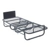 COLMAN Κρεβάτι Πτυσσόμενο Βοηθητικό Μέταλλο Βαφή Μαύρο, Στρώμα 12cm COLMAN Κρεβάτι Πτυσσόμενο Βοηθητικό Μέταλλο Βαφή Μαύρο, Στρώμα 12cm