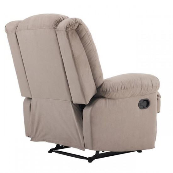 JULIA Πολυθρόνα Relax Σαλονιού - Καθιστικού, Ύφασμα Cappuccino 93x90x100cm