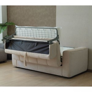 NORRIS Καναπές - Κρεβάτι 3Θέσιος, Ύφασμα Water Repellent Μπεζ 209x99x70cm