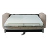 NORRIS Καναπές - Κρεβάτι 3Θέσιος, Ύφασμα Water Repellent Μπεζ 209x99x70cm