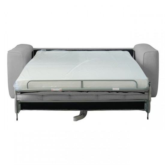 NORRIS Καναπές - Κρεβάτι 3Θέσιος, Ύφασμα Water Repellent Ανοιχτό Γκρι 209x99x70cm