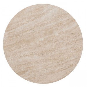 Επιφάνεια Μάρμαρο Sintered Stone, Απόχρωση Travertine Marble (MDF για στήριξη βάσης) Φ60cm/11mm