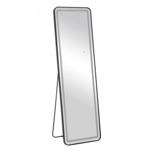 LED-7 Καθρέπτης Τοίχου-Δαπέδου Φωτιζόμενος, Αλουμίνιο Μαύρο, Αφής με 3 επιλογές φωτισμού 50x32x160cm LED-7 Καθρέπτης Τοίχου-Δαπέδου Φωτιζόμενος, Αλουμίνιο Μαύρο, Αφής με 3 επιλογές φωτισμού 50x32x160cm