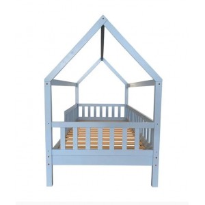 DREAM Montessori Παιδικό Κρεβάτι, για Στρώμα 90x190cm, Ξύλο Πεύκου Απόχρωση Γαλάζιο 97x197x129cm DREAM Montessori Παιδικό Κρεβάτι, για Στρώμα 90x190cm, Ξύλο Πεύκου Απόχρωση Γαλάζιο 97x197x129cm