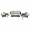 TORO Set Σαλόνι Κήπου 4τεμ, Alu Άσπρο, Rope Wicker Ανθρακί , Polywood Φυσικό, Μαξιλάρι Εκρού 203x84x75-75x84x75-120x65x40cm TORO Set Σαλόνι Κήπου 4τεμ, Alu Άσπρο, Rope Wicker Ανθρακί , Polywood Φυσικό, Μαξιλάρι Εκρού 203x84x75-75x84x75-120x65x40cm