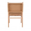COMO Καρέκλα Τραπεζαρίας Φυσικό, Κάθισμα Paper Rope 50x61x85cm COMO Καρέκλα Τραπεζαρίας Φυσικό, Κάθισμα Paper Rope 50x61x85cm