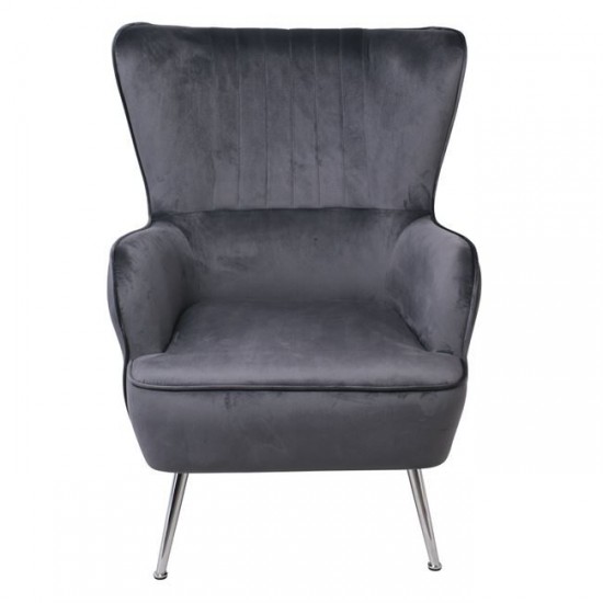 CROMA ΠΟΛΥΘΡΟΝΑ ΥΦΑΣΜΑ VELURE ΓΚΡΙ