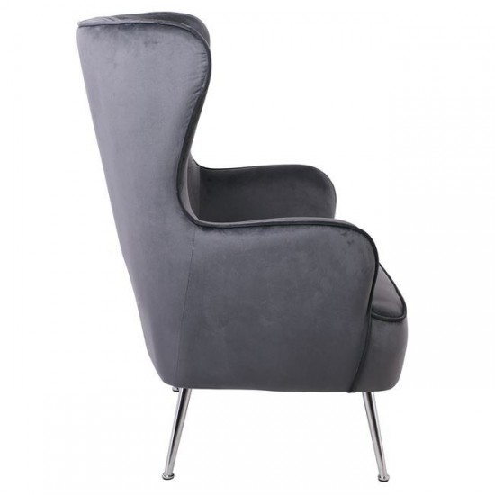 CROMA ΠΟΛΥΘΡΟΝΑ ΥΦΑΣΜΑ VELURE ΓΚΡΙ