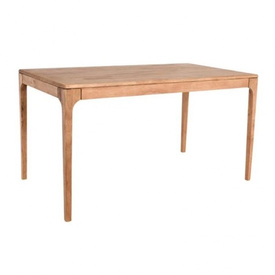 CARTER Τραπέζι Τραπεζαρίας, Απόχρωση Φυσικό 140x80cm