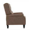 SIMPLE Relax Πολυθρόνα Μπερζέρα Σαλονιού, Καθιστικού, Ύφασμα Απόχρωση Antique Καφέ 72x84x97cm