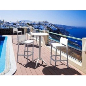 OCTOPUS BAR Φ60Χ108εκ.DOVE GREY ΠΟΛ/ΝΙΟΥ