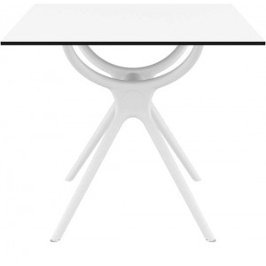 AIR ΤΡΑΠΕΖΙ 80Χ80εκ. WHITE LAMINATE 12mm
