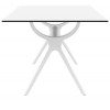 AIR ΤΡΑΠΕΖΙ 180Χ90εκ. WHITE LAMINATE 12mm-SIESTA-AIR ΤΡΑΠΕΖΙ-ΤΡΑΠΕΖΙ-