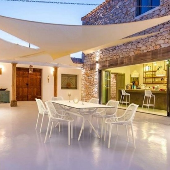 AIR ΤΡΑΠΕΖΙ 180Χ90εκ. WHITE LAMINATE 12mm-SIESTA-AIR ΤΡΑΠΕΖΙ-ΤΡΑΠΕΖΙ-