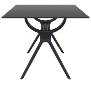 AIR ΤΡΑΠΕΖΙ 180Χ90εκ. BLACK LAMINATE 12mm