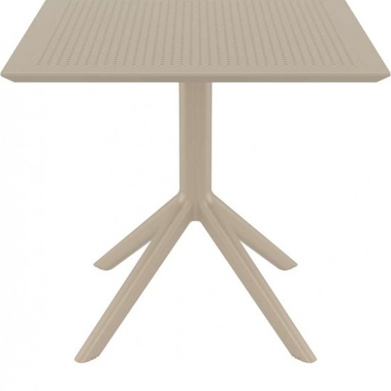 SKY ΤΡΑΠΕΖΙ 80X80X74εκ. DOVE GREY ΠΟΛ/ΝΙΟΥ-SIESTA-SKY ΤΡΑΠΕΖΙ-ΤΡΑΠΕΖΙ-