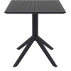 SKY ΤΡΑΠΕΖΙ 70X70X74εκ. BLACK ΠΟΛ/ΝΙΟΥ-SIESTA-SKY ΤΡΑΠΕΖΙ-ΤΡΑΠΕΖΙ-