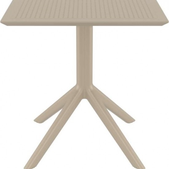 SKY ΤΡΑΠΕΖΙ 70X70X74εκ. DOVE GREY ΠΟΛ/ΝΙΟΥ-SIESTA-SKY ΤΡΑΠΕΖΙ-ΤΡΑΠΕΖΙ-