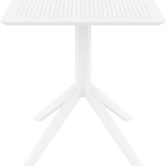 SKY ΤΡΑΠΕΖΙ 70X70X74εκ. WHITE ΠΟΛ/ΝΙΟΥ-SIESTA-SKY ΤΡΑΠΕΖΙ-ΤΡΑΠΕΖΙ-