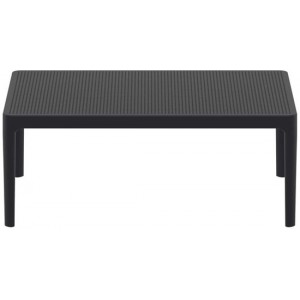 SKY ΤΡΑΠΕΖΙ 100Χ60Χ40εκ. BLACK ΠΟΛ/ΝΙΟΥ