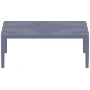 SKY ΤΡΑΠΕΖΙ 100Χ60Χ40εκ. DARK GREY ΠΟΛ/ΝΙΟΥ