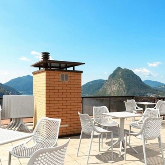 SKY ΤΡΑΠΕΖΙ ΠΤΥΣ/ΝΟ 60Χ60X74εκ. WHITE ΠΟΛ/ΝΙΟΥ-SIESTA-SKY ΤΡΑΠΕΖΙ-ΤΡΑΠΕΖΙ-