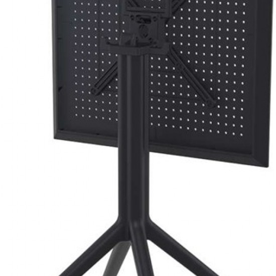 SKY ΤΡΑΠΕΖΙ ΠΤΥΣ/ΝΟ 60Χ60X74εκ. BLACK ΠΟΛ/ΝΙΟΥ-SIESTA-SKY ΤΡΑΠΕΖΙ-ΤΡΑΠΕΖΙ-