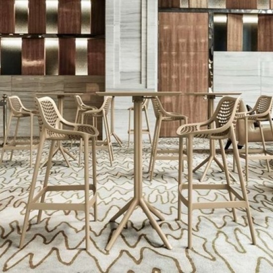 SKY BAR DOVE GREY ΠΤΥΣ/ΝΟ 60Χ60Χ108εκ.ΤΡΑΠ. ΠΟΛ/ΝΙΟΥ