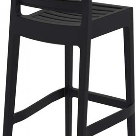 ARES ΣΚΑΜΠΟ ΜΠΑΡ75εκ. BLACK ΠΟΛΥΠΡΟΠΥΛΕΝΙΟΥ-SIESTA-ARES-ΣΚΑΜΠΟ-DIAMADOPOULOS-