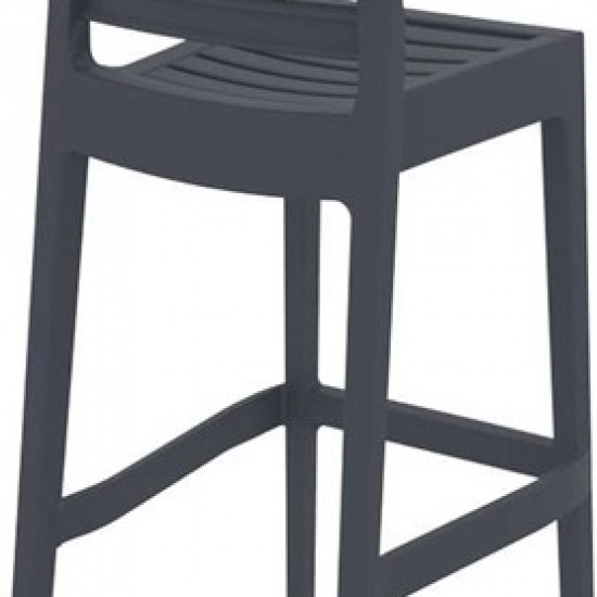 ARES ΣΚΑΜΠΟ ΜΠΑΡ75εκ. DARK GREY ΠΟΛΥΠΡΟΠΥΛΕΝΙΟΥ-SIESTA-ARES-ΣΚΑΜΠΟ-DIAMADOPOULOS-