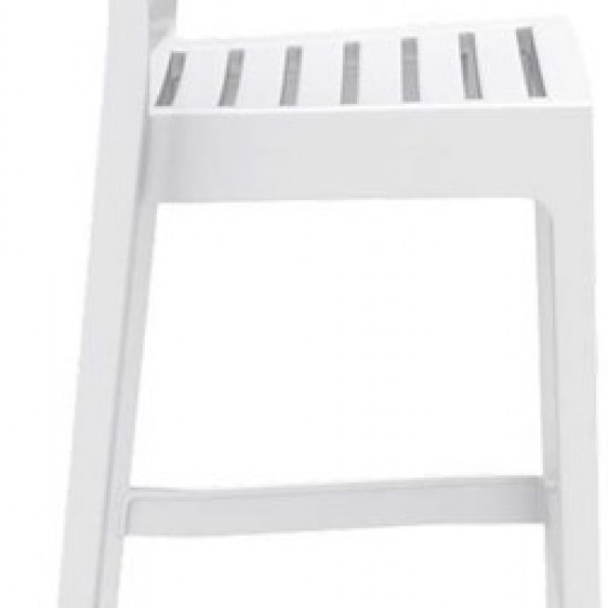 ARES ΣΚΑΜΠΟ ΜΠΑΡ75εκ. WHITE ΠΟΛΥΠΡΟΠΥΛΕΝΙΟΥ-SIESTA-ARES-ΣΚΑΜΠΟ-DIAMADOPOULOS-