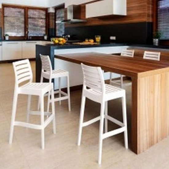 ARES ΣΚΑΜΠΟ ΜΠΑΡ75εκ. DOVE GREY ΠΟΛΥΠΡΟΠΥΛΕΝΙΟΥ-SIESTA-ARES-ΣΚΑΜΠΟ-DIAMADOPOULOS-