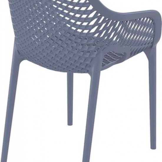 AIR XL DARK GREY ΠΟΛΥΘΡΟΝΑ ΠΟΛΥΠΡΟΠΥΛΕΝΙΟΥ-SIESTA-AIR XL-GREY-PP-DIAMADOPOULOS-