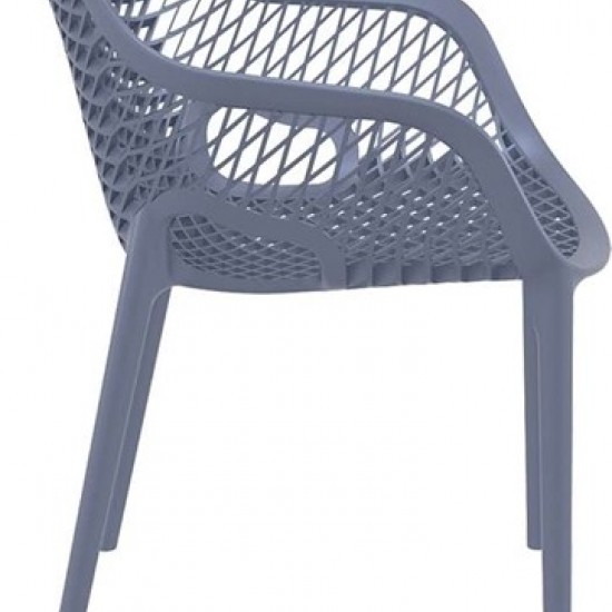 AIR XL DARK GREY ΠΟΛΥΘΡΟΝΑ ΠΟΛΥΠΡΟΠΥΛΕΝΙΟΥ-SIESTA-AIR XL-GREY-PP-DIAMADOPOULOS-