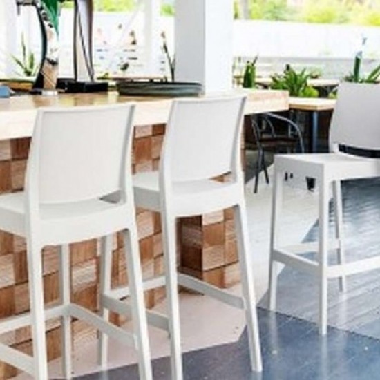 MAYA 75εκ. ΣΚΑΜΠΟ WHITE ΠΟΛ/ΝΙΟΥ