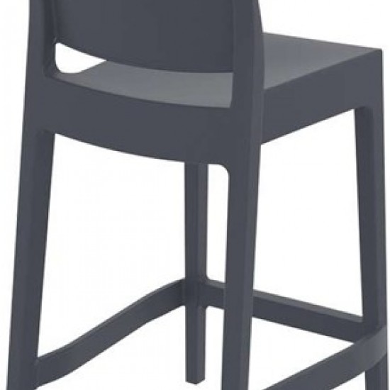 MAYA 65εκ. ΣΚΑΜΠΟ DARK GREY ΠΟΛ/ΝΙΟΥ