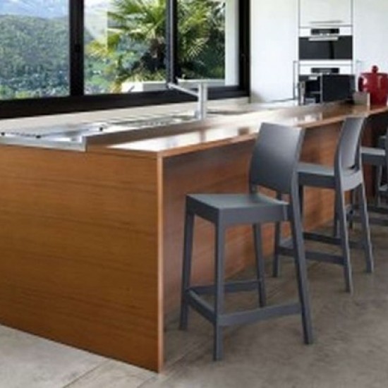 MAYA 65εκ. ΣΚΑΜΠΟ DARK GREY ΠΟΛ/ΝΙΟΥ