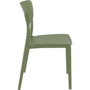 MONNA OLIVE GREEN ΚΑΡΕΚΛΑ ΠΟΛ/ΝΙΟΥ 45x53x82εκ