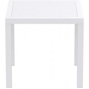 ARES ΤΡΑΠΕΖΙ 80Χ80Χ75εκ. WHITE ΠΟΛΥΠΡΟΠΥΛΕΝΙΟΥ