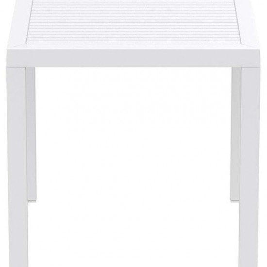 ARES ΤΡΑΠΕΖΙ 80Χ80Χ75εκ. WHITE ΠΟΛΥΠΡΟΠΥΛΕΝΙΟΥ-SIESTA-ARES ΤΡΑΠΕΖΙ-ΤΡΑΠΕΖΙ-DIAMADOPOULOS-
