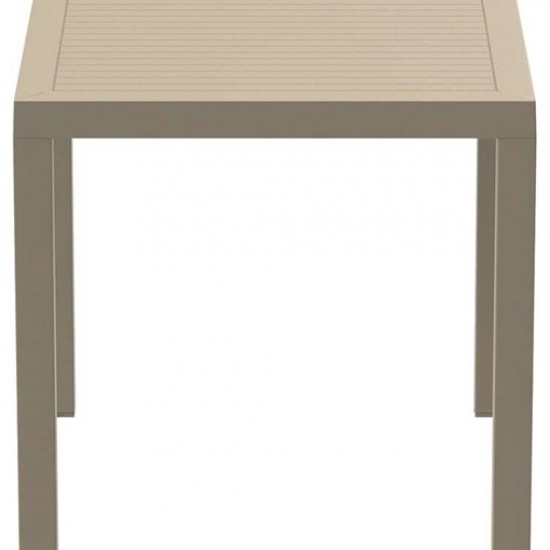 ARES ΤΡΑΠΕΖΙ 80Χ80Χ75εκ. DOVE GREY ΠΟΛΥΠΡΟΠΥΛΕΝΙΟΥ-SIESTA-ARES ΤΡΑΠΕΖΙ-ΤΡΑΠΕΖΙ-DIAMADOPOULOS-